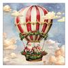Serviette « Santa's Air Balloon »