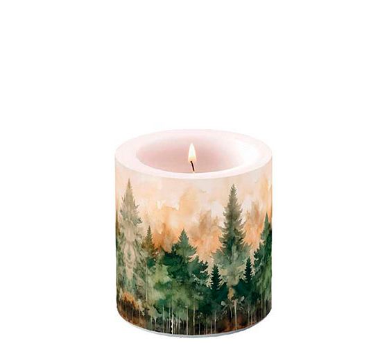 Serviette « Forêt de sapins Watercolor »
