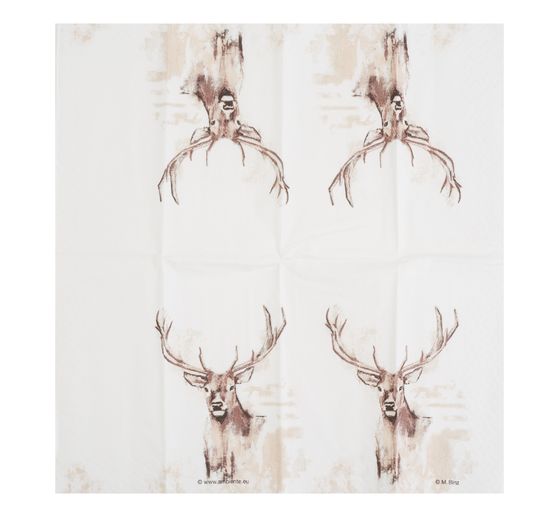 Mouchoirs en papier « Cerf aux bois majestueux »