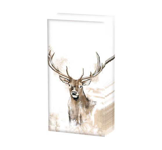 Mouchoirs en papier « Cerf aux bois majestueux »