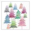 Serviette « Watercolor Trees »