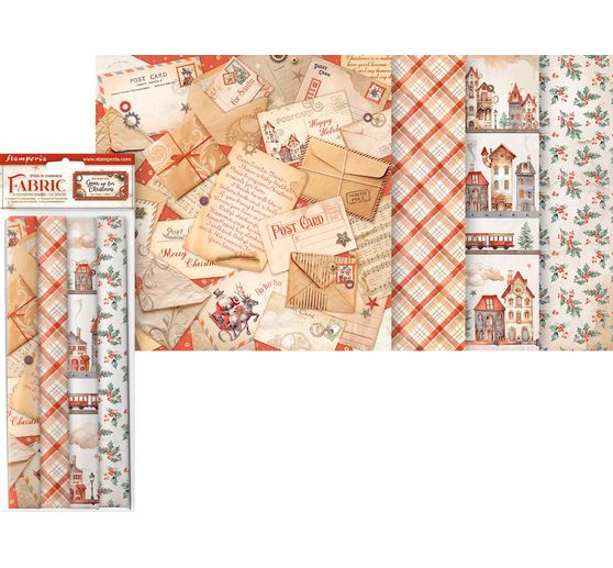 Fabric packages "Gear up for Christmas"