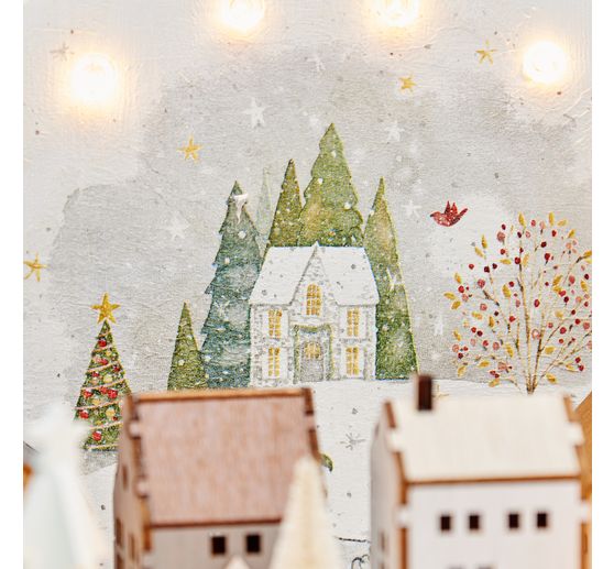 Napkin "Happy winter day"