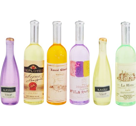 Bouteilles miniatures VBS, 6 pc.