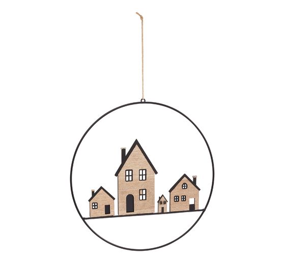Anneau déco VBS « Couronne de maisons »