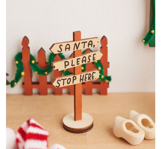 Miniature signpost