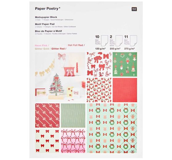 Bloc de papier de bricolage "Put A Bow On It!"