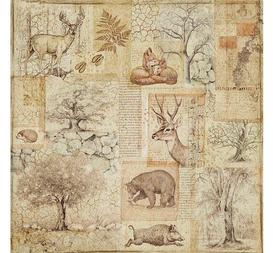 Maxi bloc de papier scrapbooking « Forest »