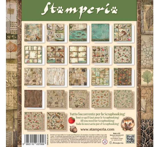 Maxi bloc de papier scrapbooking « Forest »