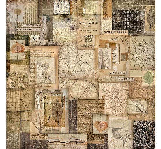 Maxi bloc de papier scrapbooking « Forest »