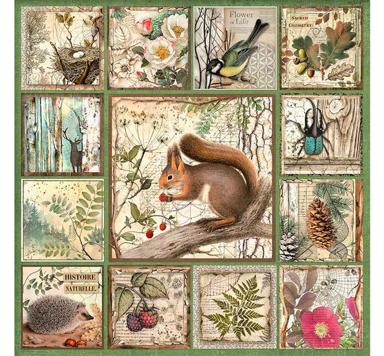 Maxi bloc de papier scrapbooking « Forest »