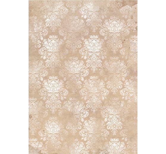 Soie de paille à motifs Backgrounds « Golden Harmony »