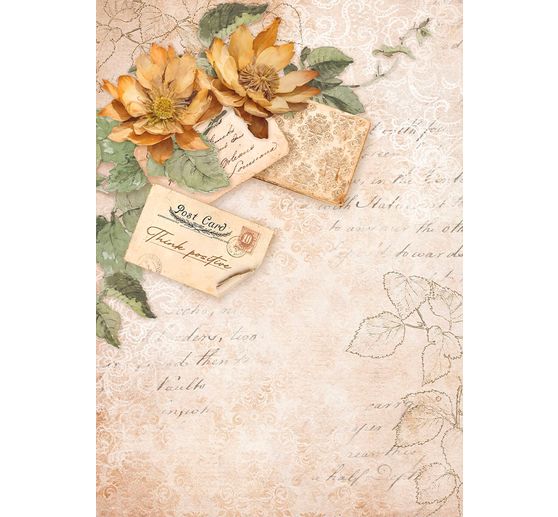 Soie de paille à motifs Backgrounds « Golden Harmony »