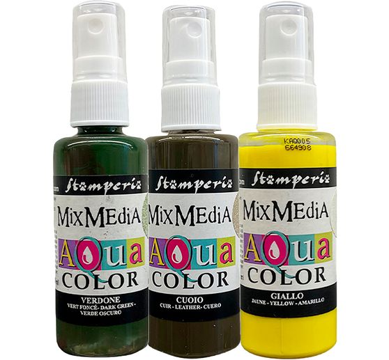 Peintures Stamperia Aquacolor « Golden Harmony »
