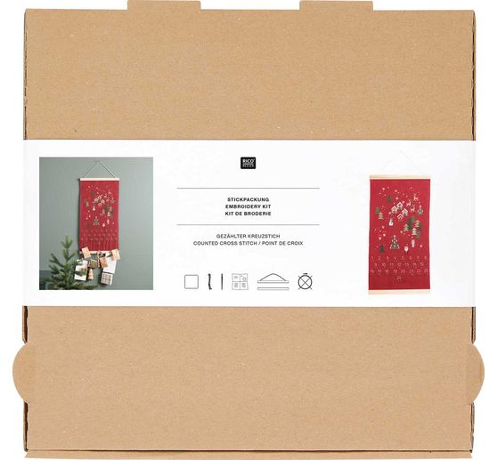 Kit broderie Rico Design « Calendrier de l'Avent »