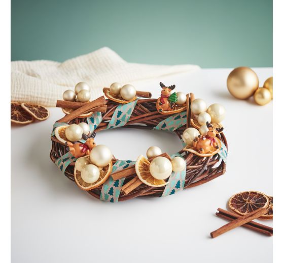 Boules de Noël en verre sur tige