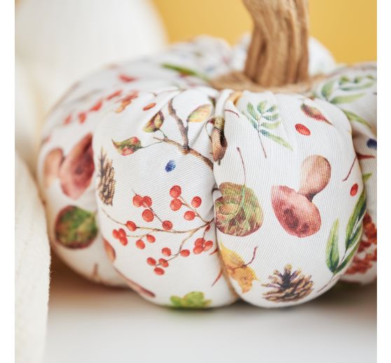 Motif fabric linen look "Autumn magic"