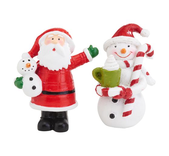 Figurines VBS « Snowman & Santa »