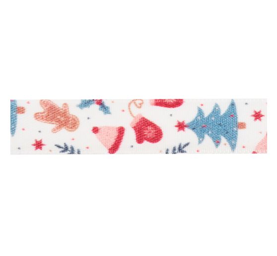 Satin ribbon "Winter Wonderland"
