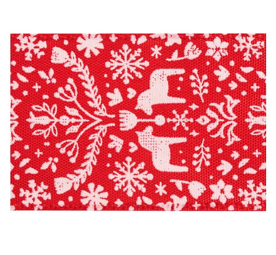Ruban taffetas « Nordic Winter »