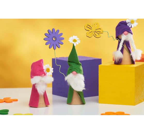 Figurines cônes en bois VBS