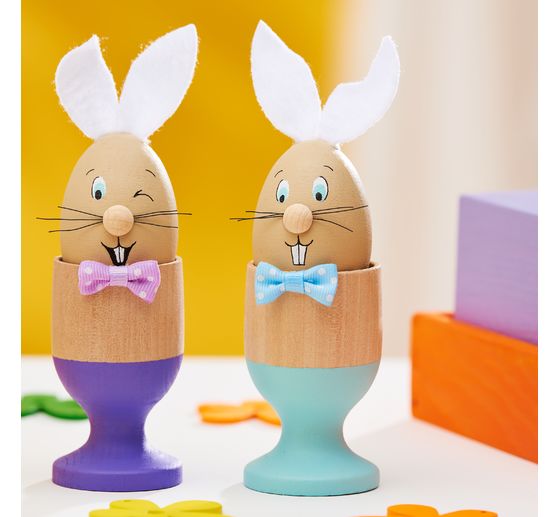 VBS Wooden egg, 6 cm