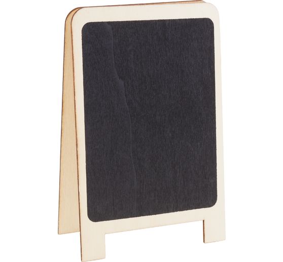 Pancarte surface ardoise avec pince VBS, 14 x 9 cm