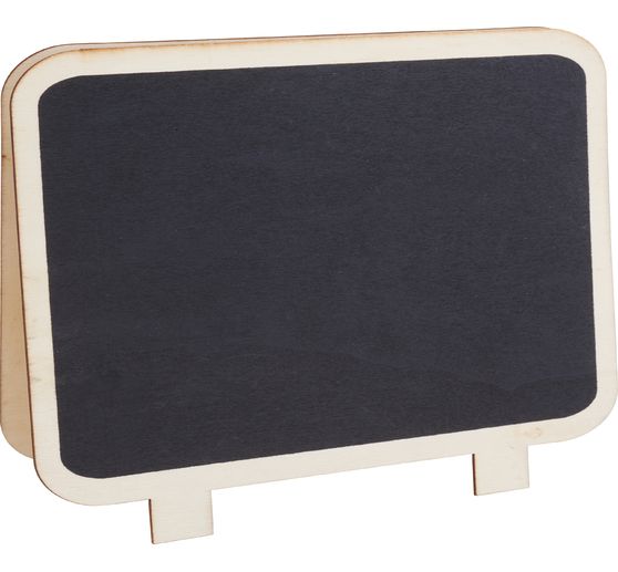 Pancarte surface ardoise avec pince VBS, 20 x 15 cm