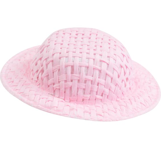 Chapeaux en paille VBS « Assortiment », Ø 5 cm, 10 pc.