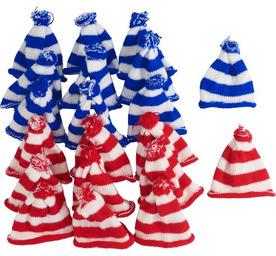 Bonnets VBS « Rayé », 2 x 10 pc.