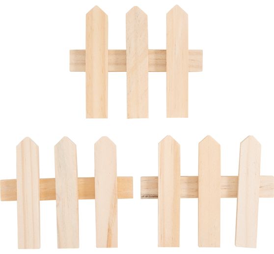 VBS Wooden fence with 3 fence elements