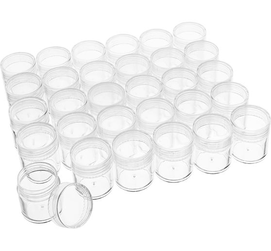 Boîte de rangement avec 30 boîtes vissables VBS