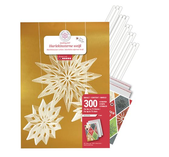 Quilling set "Harlekin Stars"