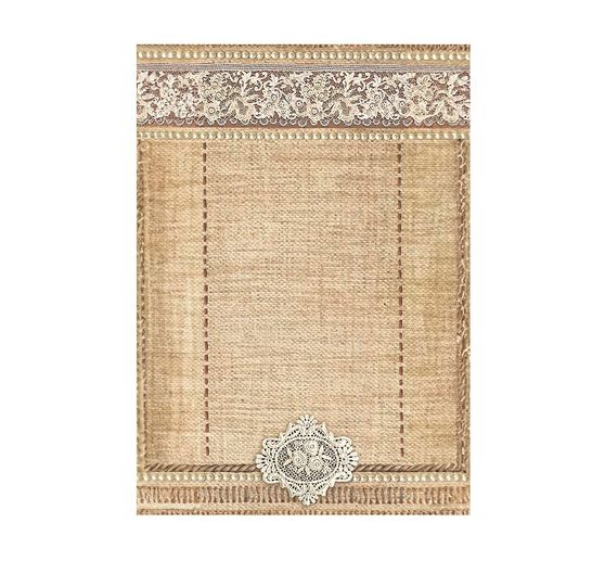 Soie de paille à motifs Backgrounds « Old Lace »