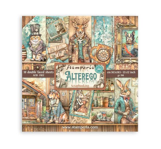 Bloc de papier scrapbooking « Alterego »