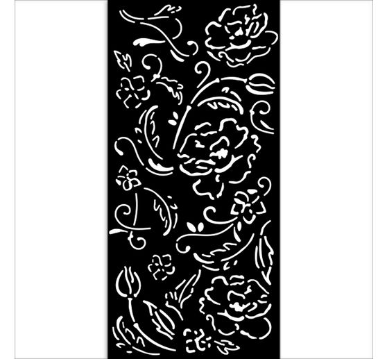 Pochoir « Old Lace – Flowers »