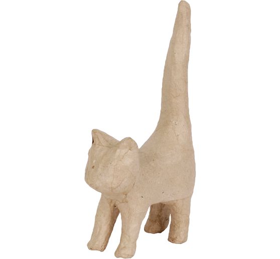 Chat en papier mâché