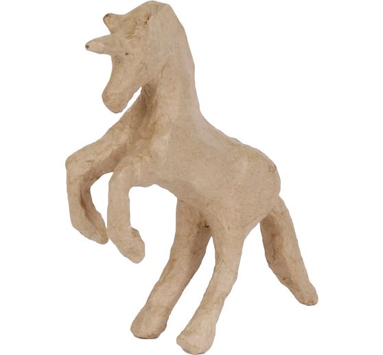 Licorne en papier mâché