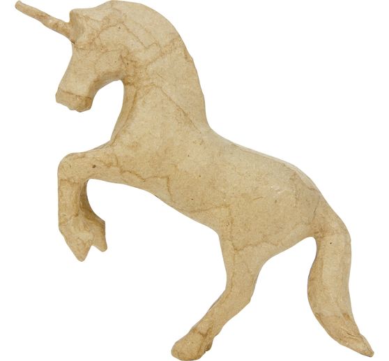 Licorne en papier mâché