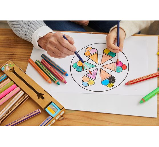 Crayons de couleur Noris junior