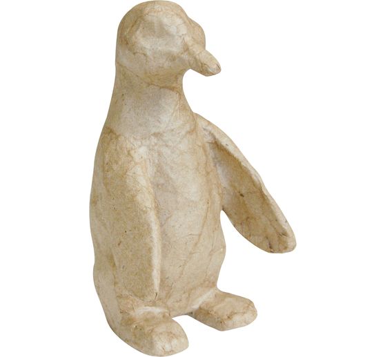 Pingouin en papier mâché