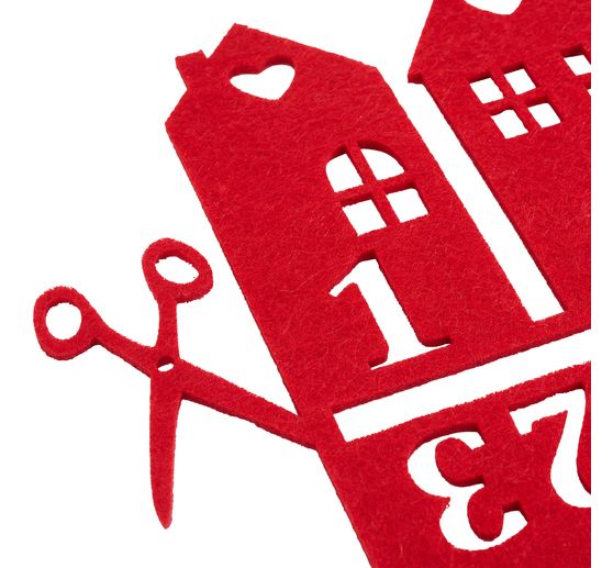 Chiffres de l'Avent VBS « Maisons en feutrine »