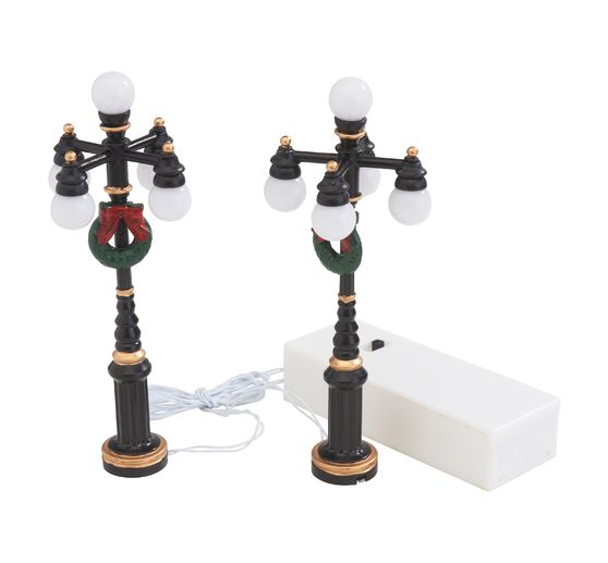 Réverbères miniatures VBS « X-Mas »