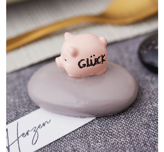 Mini-figurines VBS « Cochons porte-bonheur »