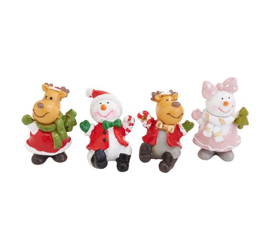 Figurines VBS « X-Mas Greetings », 4 pc.