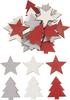 Pièces à disperser VBS « Sapin & étoile », 24 pc.