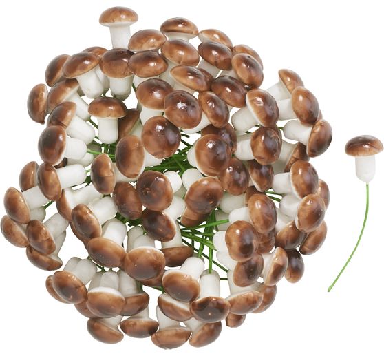 Champignons sur tige en fil de fer VBS