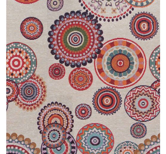 Tissu gobelin au mètre « Mandalas »