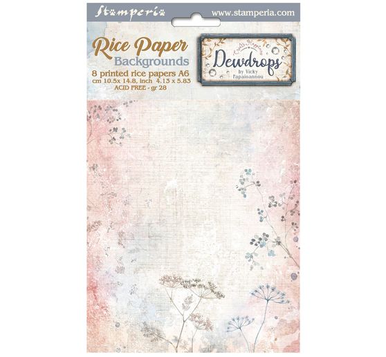 Soie de paille à motifs Backgrounds « Dewdrops »