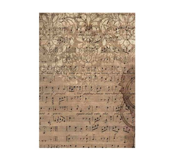 Soie de paille à motifs Backgrounds « Music »